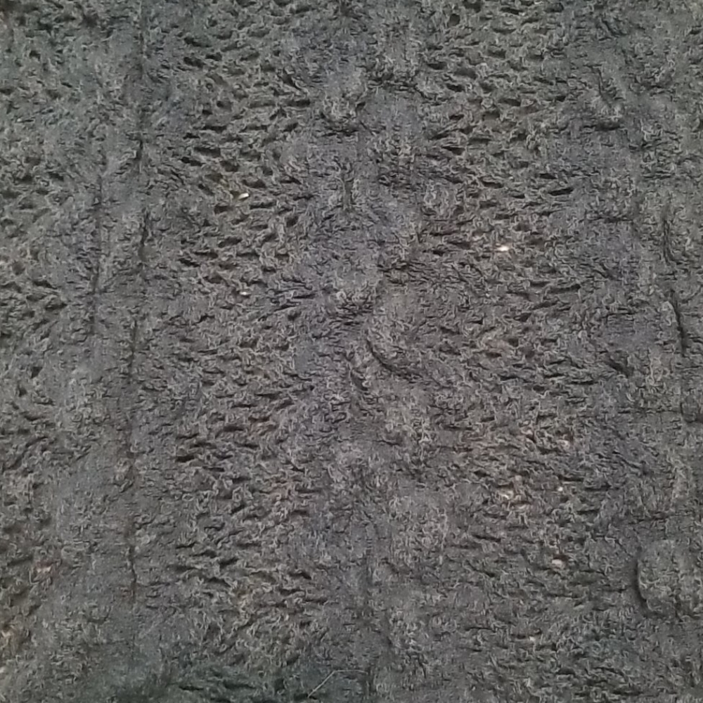 Crochet Blue Infinity Scarf - Picture 3 of 5